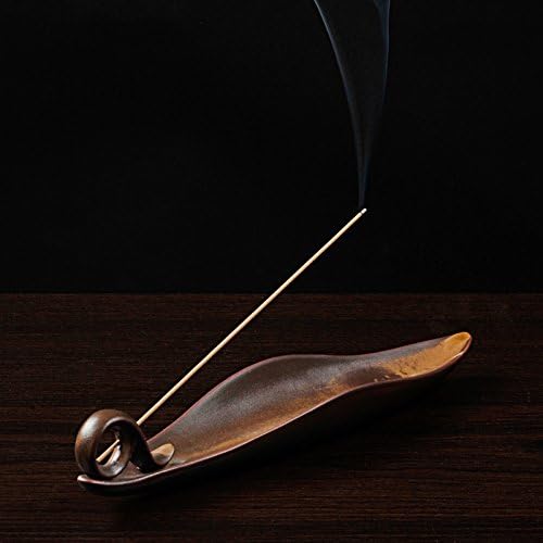 Incense Burner Buddha Incense Holder Vintage Kiln Censer Buddhist Temple Supplies Chinese Incense Burners Ceramic Handmade Indoor Incense Holder Incense Stick Holder