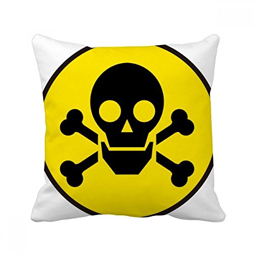 Coussin Radiation Jaune 40x40 cm Carré Décoratif pour Canapé Salon DIYthinker - 2