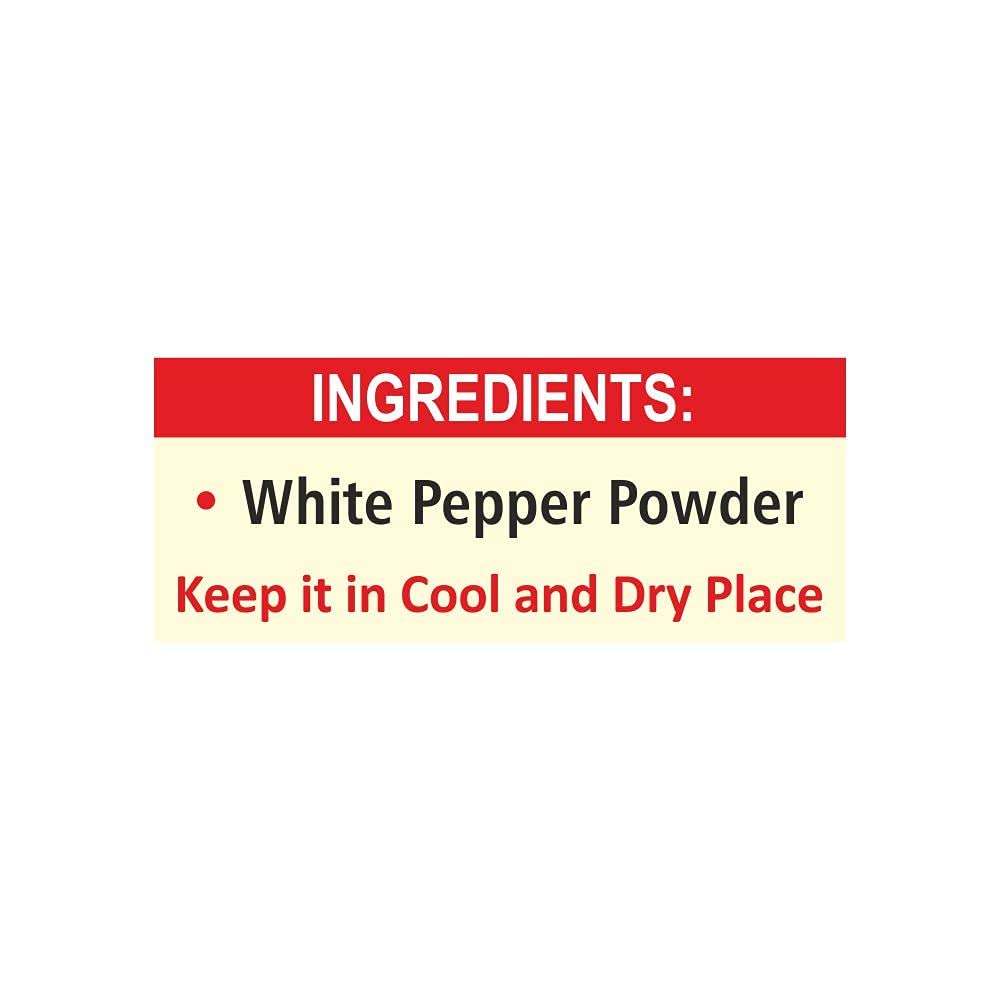 Badshah White Pepper Powder | Safed Mirch Powder for Cooking | Pack 1 | 100g - Image 3 thumbnail