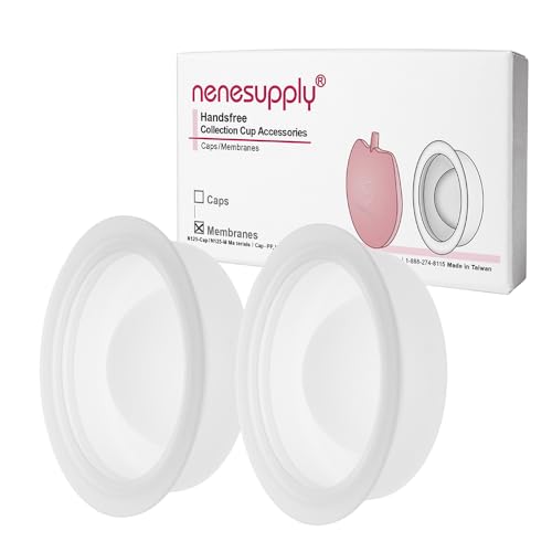 Image of Nenesupply Membranes for Handsfree Wearable Collection Cups. Work with Nenesupply Handsfree Wearable Collection Cups Only. Made of Food Grade Material. Handfree Pumping. BPA Free.