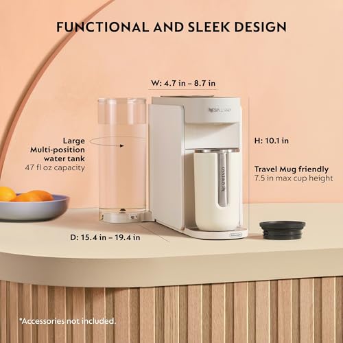 Nespresso Vertuo Up Coffee Machine with Milk Frother, White - image 2