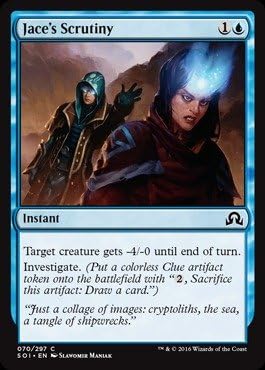 Magic The Gathering - Jace's Scrutiny (70/297) - Shadows Over Innistrad