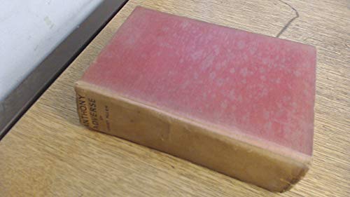 Anthony Adverse B000V8TN18 Book Cover
