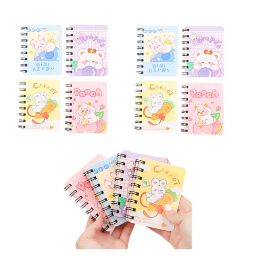 Spiral Notebook，12Pcs3 × 7 Inchmini Pocket Notebook Set,80 Sheets -160 Pages Journals For Study And Notes,Pocket Notebook For Travel, Student Memo #TOP23