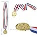 GOLDGE 18 Award Medals - Ideal for Sports, Competitions, Parties, Spelling Bees & Olympics - 2 Inches - Comes in a Set of 18. Also Available in Gold, Silver and Bronze - Perfect Prizes for Winners