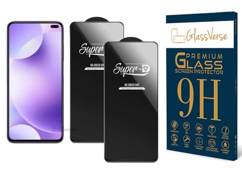 Image of GlassVerse 9H Gorilla Tempered Glass for Redmi K30 | HD Clarity Screen Protector, Ultra Strong 9H Protection, Edge to Edge, Case Friendly, Hassle-less Installation Kit Included. (Pack of 2)