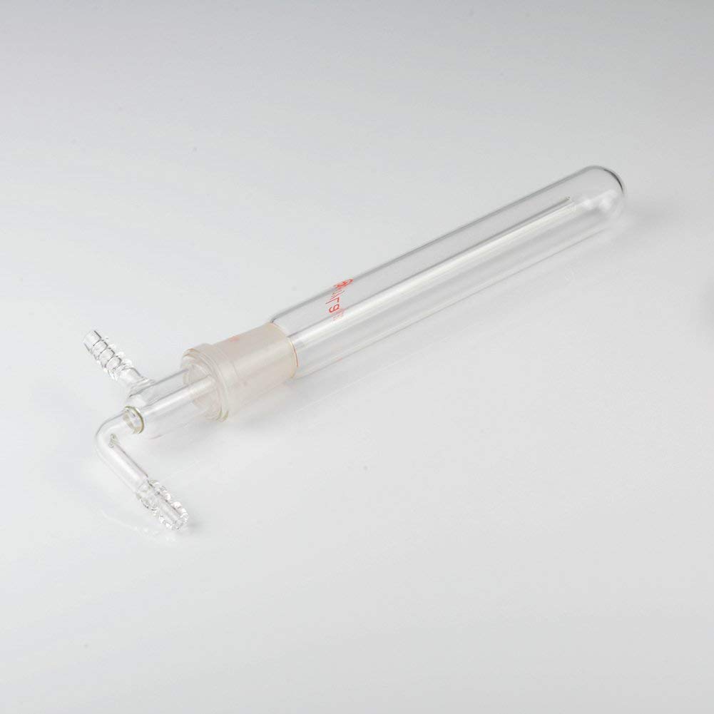 Trappole per vuoto da laboratorio in vetro borosilicato con giunto standard 24/40, lunghezza 200 mm