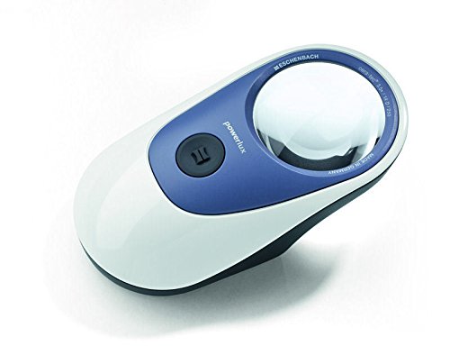 Loupe à poser asphérique Eschenbach Powerlux 1586xx avec lumière 8000K