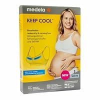 Medela 'Keep Cool' Seamless Maternity & Nursing Bra, White, XL