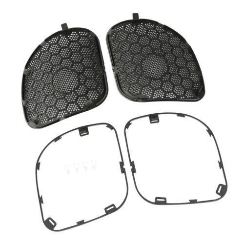 Green-L Black Trim Mesh Fairing Speaker Grilles Covers Fit for Harley Touring Road Glide FLTRX 2015-2023