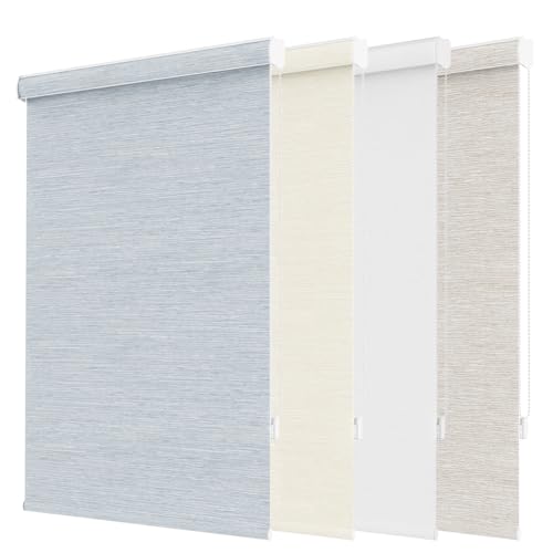 MYshade Custom Roller Window Shades Blackout, Roller Shades for Windows Corded, Sun Blocking Privacy...