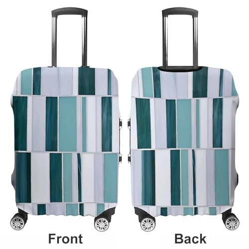 Abstract Geometric Printed Luggage Cover Protector, Fits 18-32 Inch Luggage3