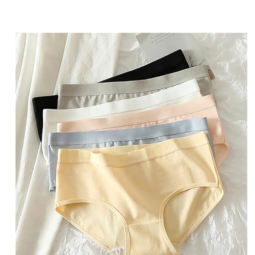 6Pcs Cotton Breathable Underwear for Teens Girls Soft Cotton Panties Underwear Womens Comfort Stretch3
