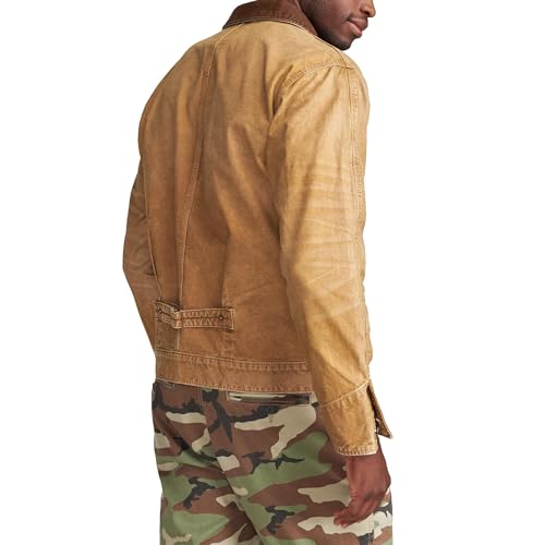 Image of Lucky Brand Men's Lucky Brand Men's Corduroy Collar Trucker Jacket