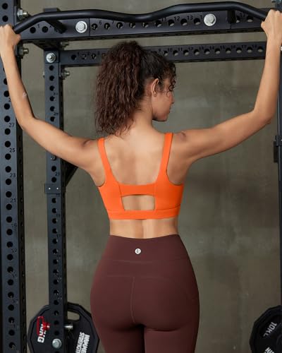 Image of RUNNING GIRL Sports Bra for Women High Support, Molded Cup Supportive High Impact Sports Bras with Sewn in Pads