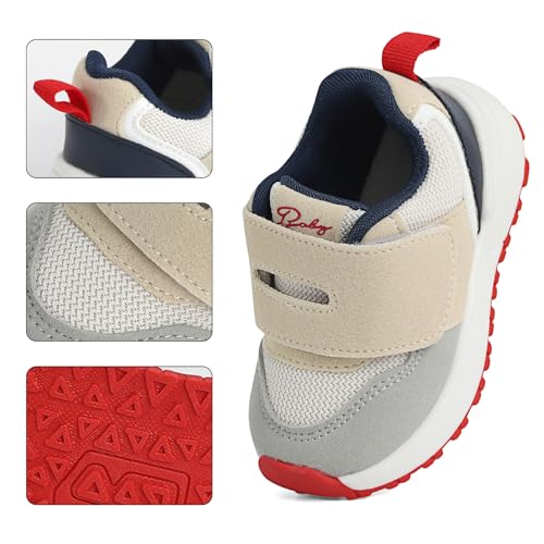 Image of Baby Shoes Boys Girls First Walkers Cute Animals Toddler Sneakers Prewalkers Rubber Sole