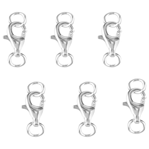 Fermoirs mousquetons en argent pour réparer et créer vos bijoux - 2