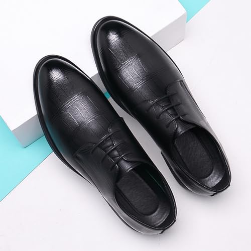 YZABEL New Dress Oxford Shoes for Men Fashion Anti-Slip Lug Sole Business Shoes Classic Office Comfortable Business Formal Shoes2