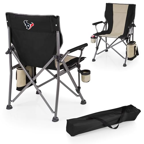 Image of Picnic TIME NFL Unisex-Adult NFL Outlander Folding Camping Chair with Cooler, Heavy Duty Beach Chair