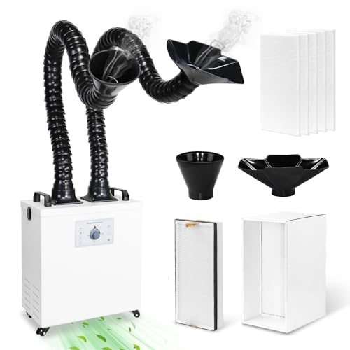 HNZXIB Dual Hose Fume Extractor