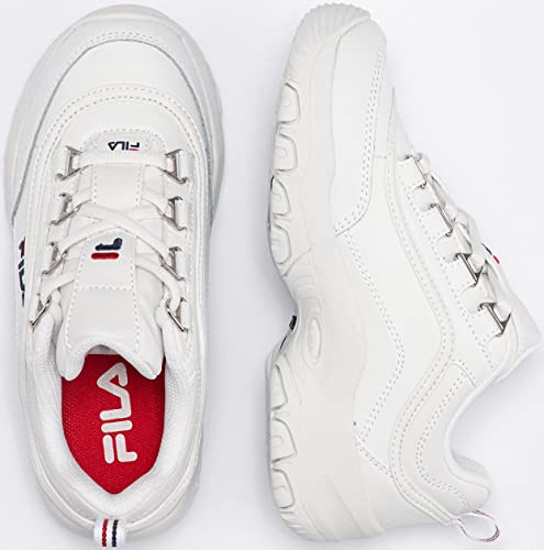Fila Strada Low Teens, Sneaker Unisex - Bambini e ragazzi, Bianco (White), 39 EU - Immagine 2
