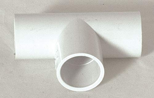 Solvent Weld 21.5mm 90 Degree Overflow Pipe Tee - Pack of 5