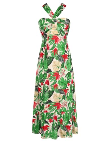 GRACE KARIN Womens Summer Floral Dresses 2026 Boho Maxi Dress