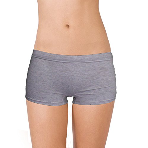 Image of Selfcare Women Soft Cotton Sinker Mid Waist Boyshorts Panties with Concealed Elastic Panel Pack of 3