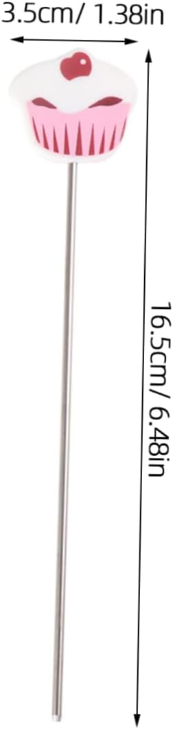 3pcs Stainless Steel Baking Tool for Biscuits Muffins and Bread Clean Cake Probe with Anti-slip Grip for Accurate Testing