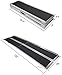 Motorhot 10FT Wheelchair Ramp 10' Aluminum Portable Foldable Handicap Ramp with Non-Slip Surface Threshold Ramp for Home Steps Doorways Stairs Black 600 lbs Capacity