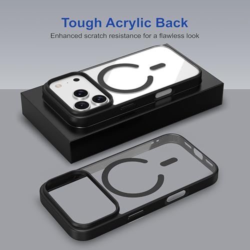 Image of Zapcase Back Case Cover for iPhone 17 Pro | Compatible for iPhone 17 Pro Back Cover | Scratch-Resistant Back Cover | Black