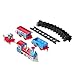 Disney Stitch Express Christmas Holiday Train Set with Lights and Sounds, Blue, Red