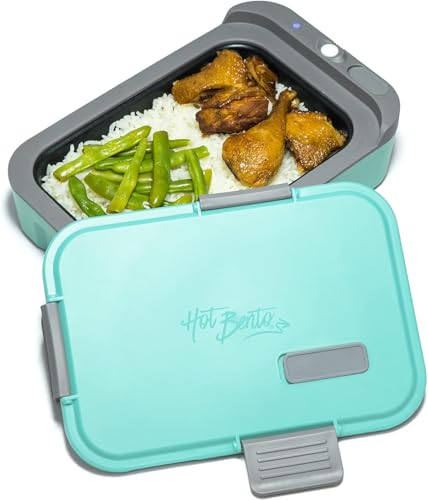 Hot Bento – Self Heated Lunch Box and Food Warmer – Battery Powered, Portable, Cordless, Hot...