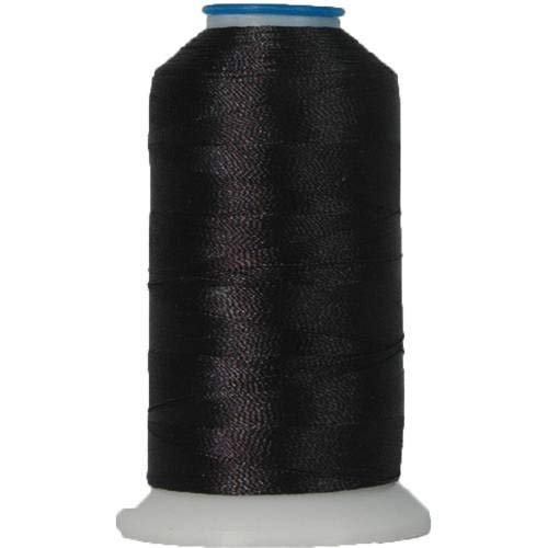 Image of ThreadArt Polyester Machine Embroidery Thread, 1000M 40wt, Off Black 641