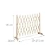 Relaxdays Rankgitter Holz, ausziehbar bis 275 cm, Rankhilfe Kletterpflanzen, Scherengitter freistehend, Garten, Natur
