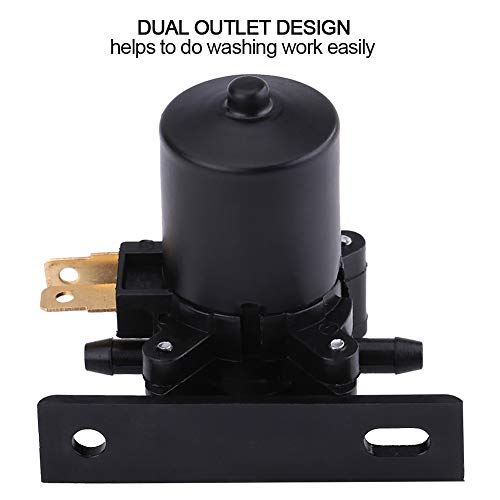 Windshield Washer Motor Pump, Keenso Si-At23011 12V Universal Windshield Washer Pump For Car Van Bus Truck #TOP2