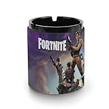 フォートナイト 灰皿 革製灰皿 丸い円筒形 アッシュトレイ 卓上 大容量 屋外 おしゃれ ステンレス おしゃれ 大容量 屋外 室内 防臭 車用 ブラック 洗いやすい インテリア コンパクト