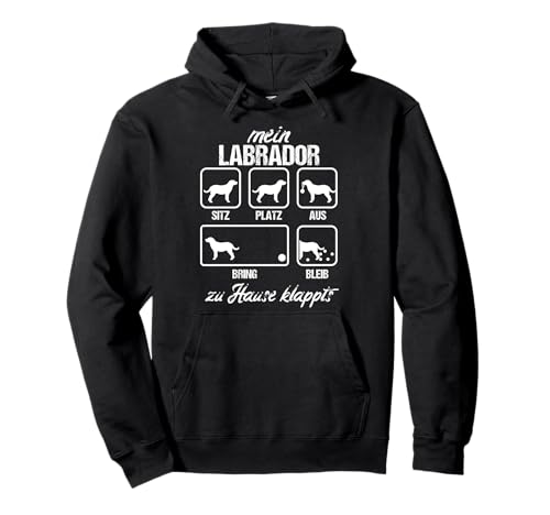 Labrador Hunderasse Hundebefehl Hundebesitzer Hundeliebe Pullover Hoodie