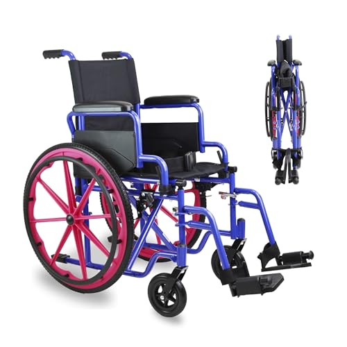 PEPE Mobility - Rollstuhl Faltbar Leicht für Kinder, Selbstantrieb, Leichtgewicht, Klapprollstuhl, Wheelchair PEPE Mobility - Rollstuhl Faltbar Leicht für Kinder, Selbstantrieb, Leichtgewicht, Klapprollstuhl, Wheelchair