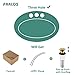 PARLOS Swivel Spout 2-Handle Bathroom Faucet Brushed Gold with Pop-up Drain & Supply Lines, Demeter 1362708