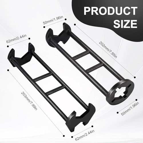 Clé universelle pour robinet double format pour espaces étroits