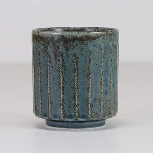 Sushisushi Japanese Blue Ceramic Tea Cup, 220ml