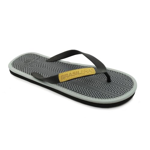 BRASILERAS Zick Zack Tongues Homme : Finis les maux de pieds avec ces tongs souples