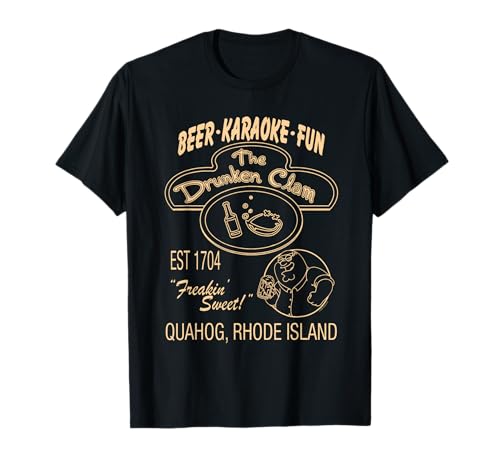 Family Guy The Drunken Clam Retro Bar Sign Cartoon T-Shirt