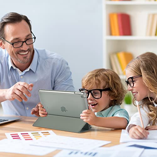 Image of ProCase for iPad 9th / 8th / 7th Generation Case 10.2 Inch (2021 /2020 /2019 Release), 10.2 iPad Case 9th / 8th / 7th Gen Cover, Slim Smart Cover with Translucent Hard Shell Back -Lightgrey