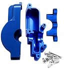 ARRCat Alloy Gearbox Housing Motor Plate Upgrades Part for 1/18 LaTrax Teton Desert Prerunner,Replace #7590 (Navy Blue)