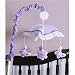 GEENNY Musical Mobile, Boutique Lavender Butterfly