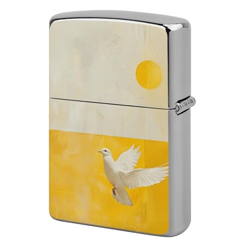 Étui à briquet, une colombe blanche par Graffiti - Housse de protection pour briquets standard
