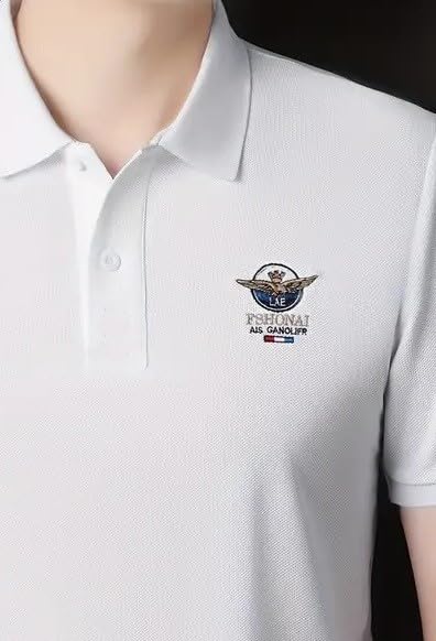 Image of GLASGO Men's Premium T-Shirt | Stylish Polo Tee for Men | Casual & Comfortable Fit 75% Cotton, 25% Blend Regular Fit | Trendy Men's TEE-Shirt | Polo