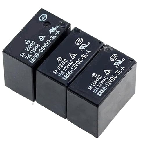 Relais SRSB-12VDC-SL-A 12V à isolation électrique renforcée pour commutation de puissance 5A